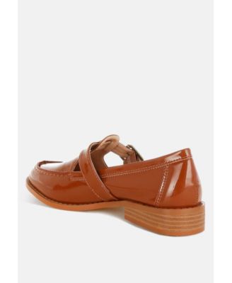 Womens Swenson Patent Pleather Mary Jane Loafers