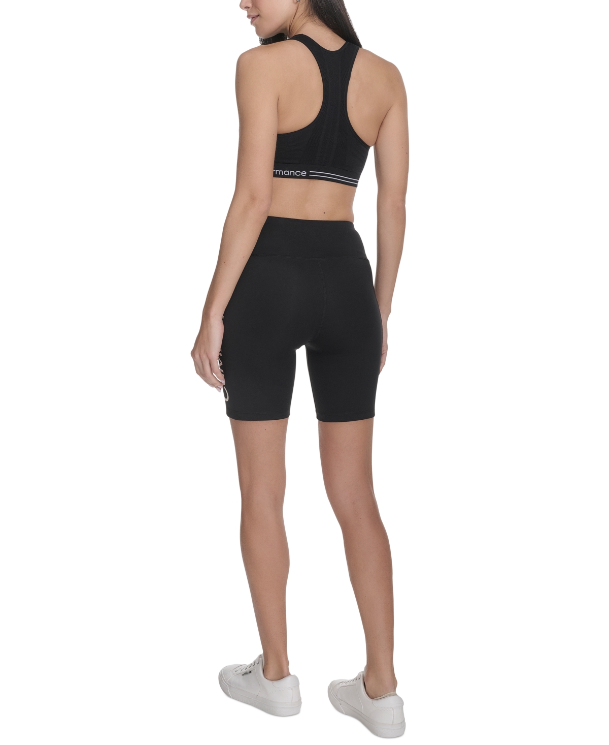Calvin Klein Performance Women's Logo 7" Bike Shorts In Black