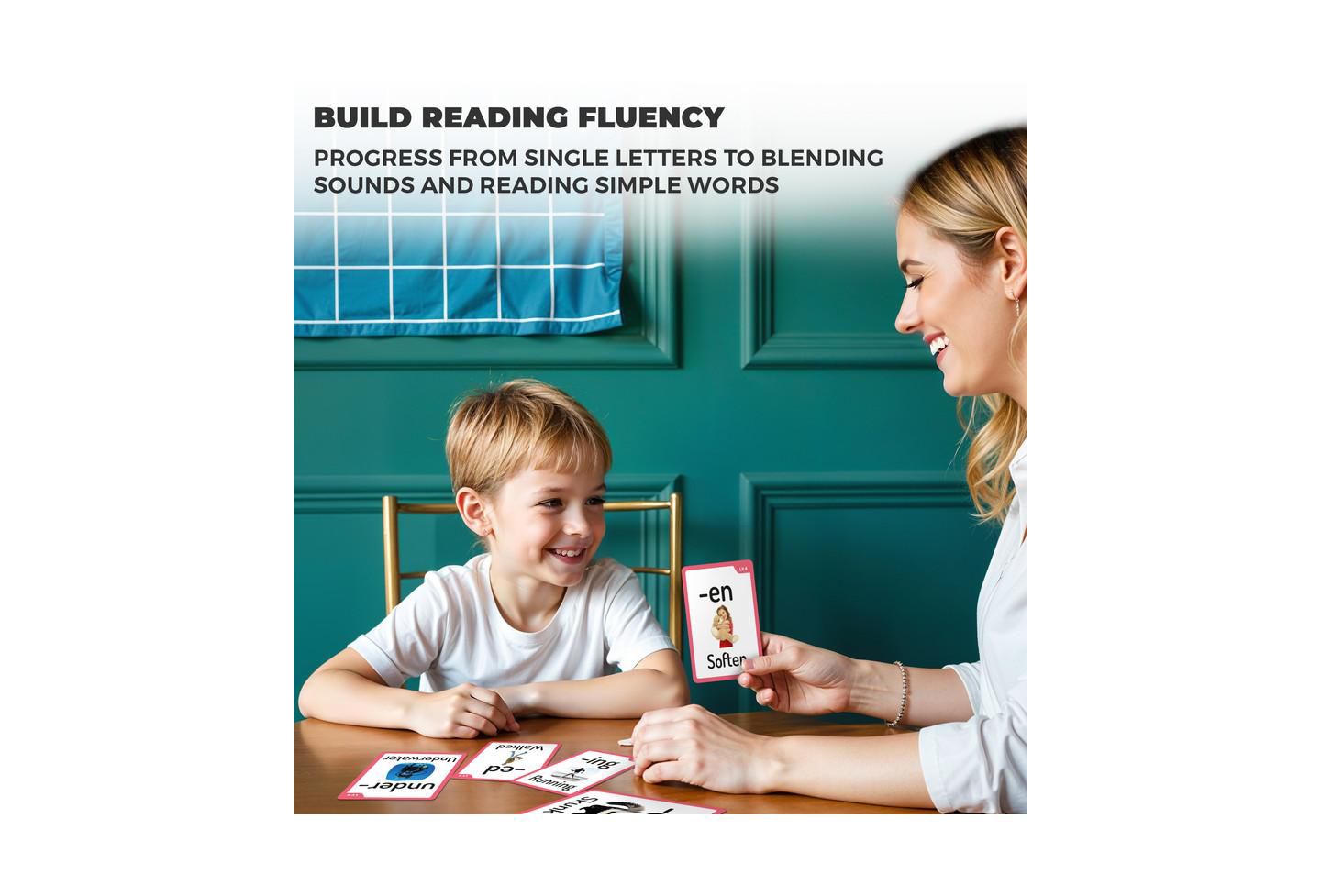 Детские игрушки Quokka Sight Words Color-Coded 520-Piece Flash Cards, Ages 4+, цвет: Phonics — фото 2