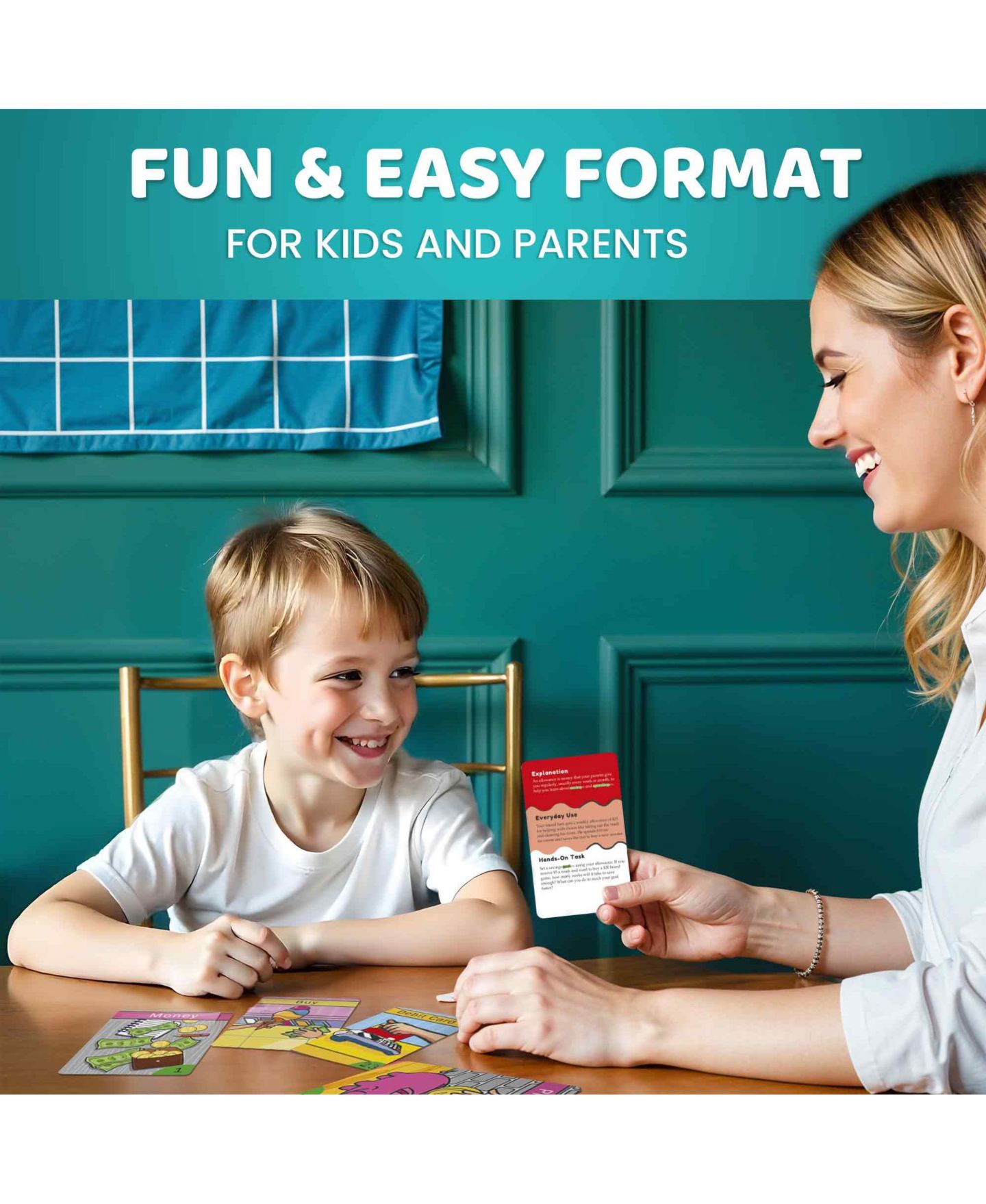 Детские игрушки Quokka ABC Learning Flash Cards, 225-Piece, Ages 2+, цвет: Financial Literacy — фото 3