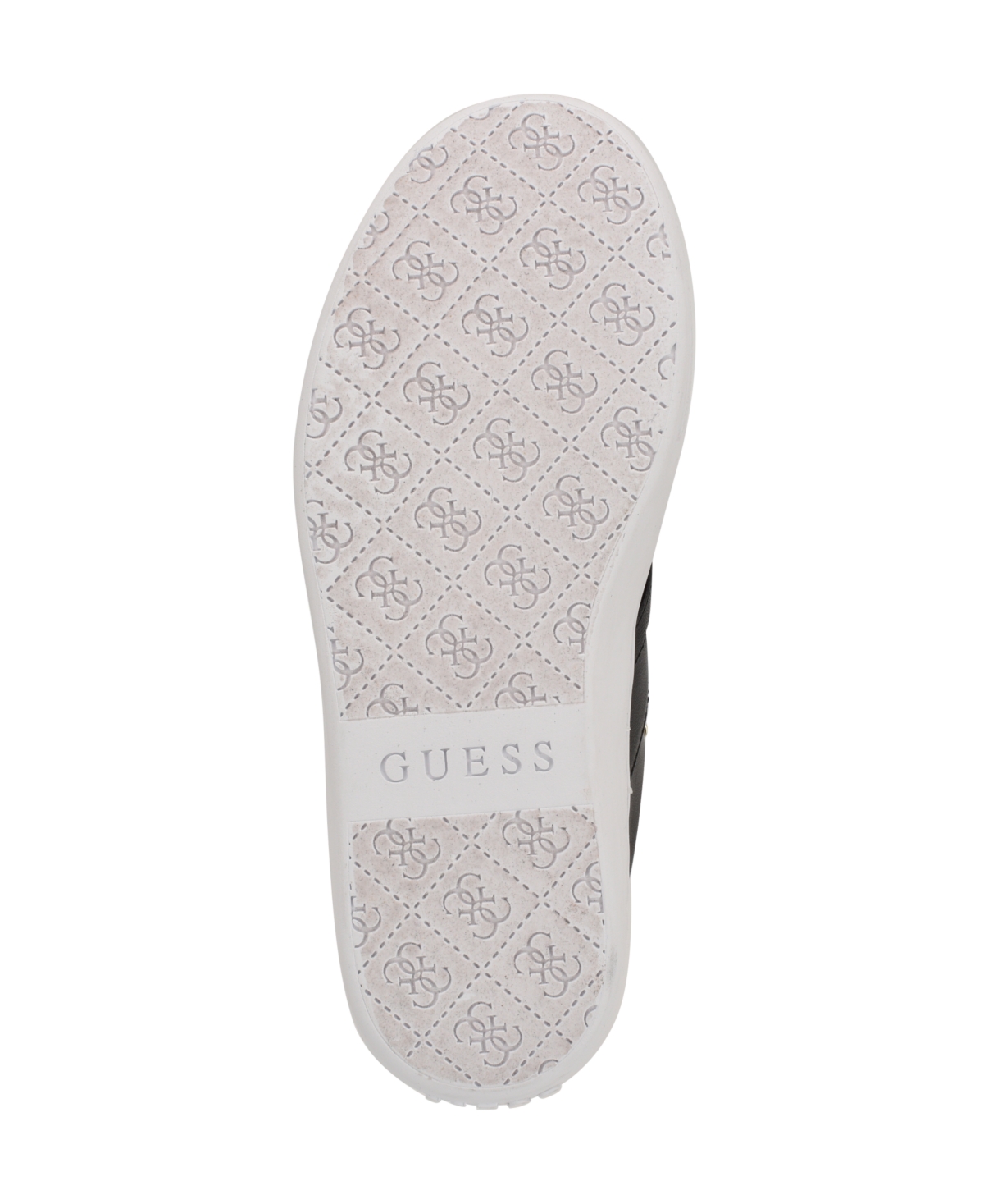 Guess Women's Naoko Charms Lace-up Court Sneakers In Black