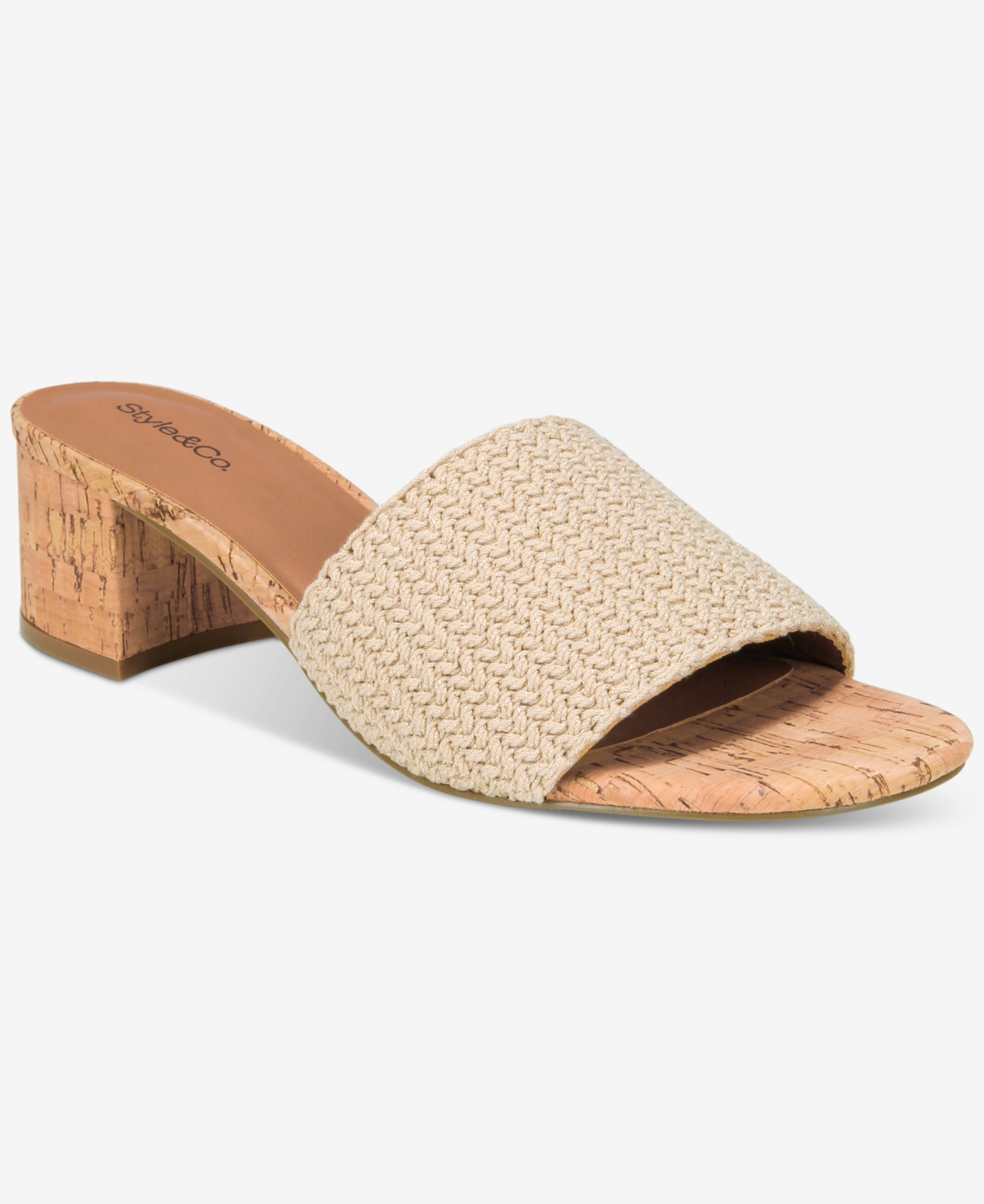 Women's Brycee Crochet Sandals, Exclusively at Macy's - Gold