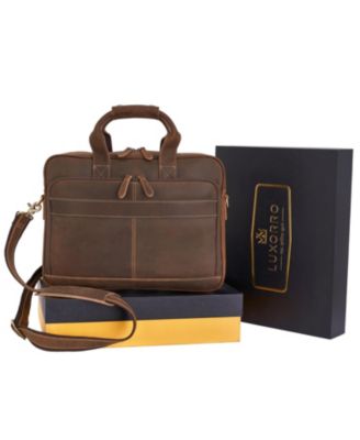 Slim Leather Briefcase - Sleek & Elegant - Perfect for Daily Usage