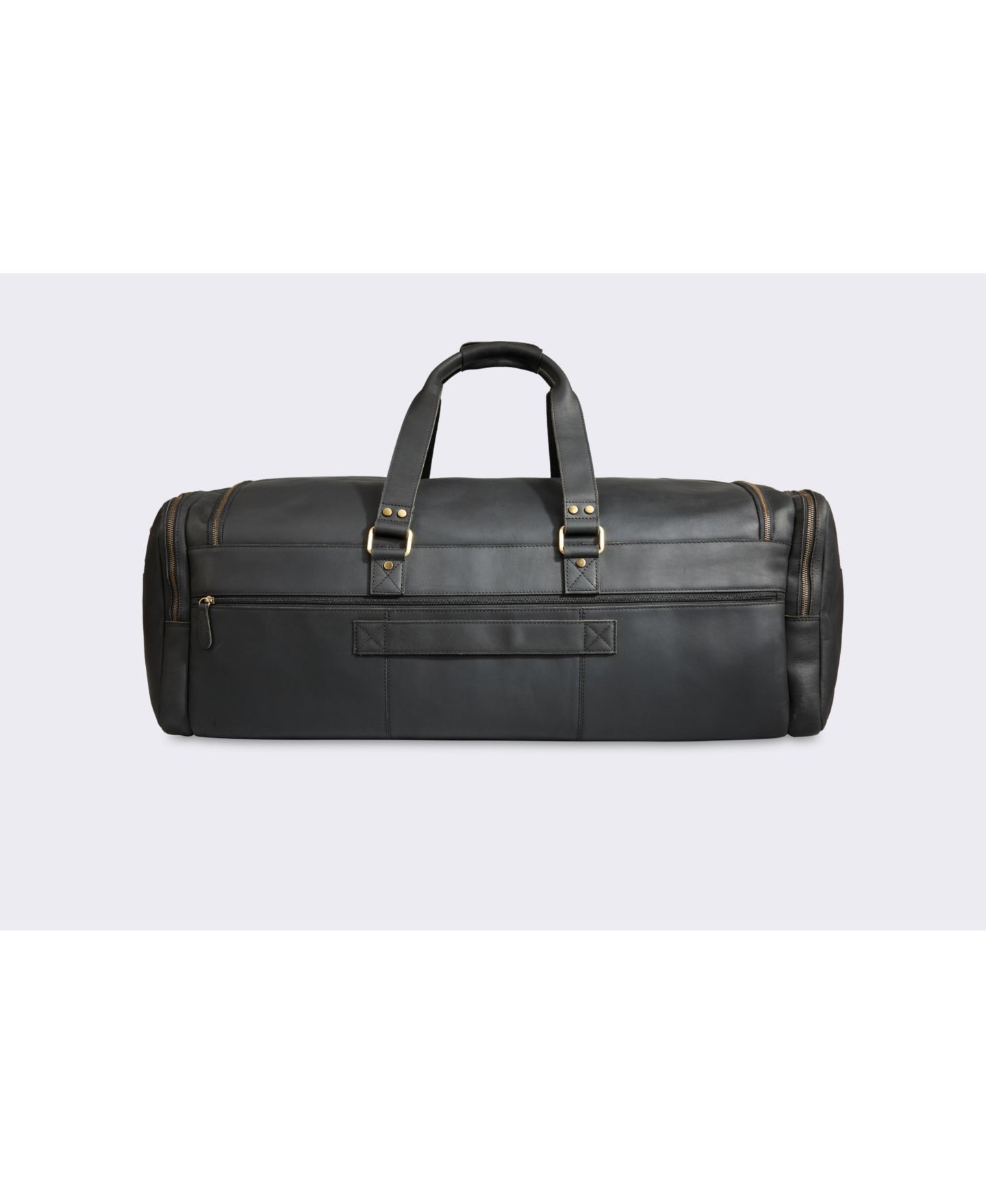 Мужская сумка Luxorro 100% Full Grain Leather Duffel - Only Duffel You will Need, цвет: Чёрный — фото 9