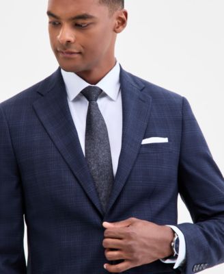 Men's Slim-Fit Wool-Blend Suit Jacket