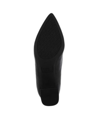 Women's Canal Pointed Toe Block Heel Dress Pumps