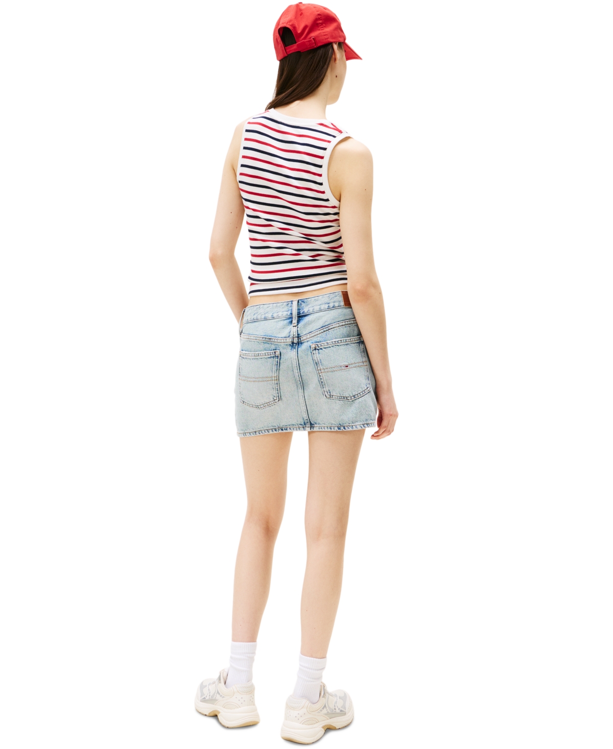 Tommy Jeans Women's Essential Ribbed Striped Tank Top