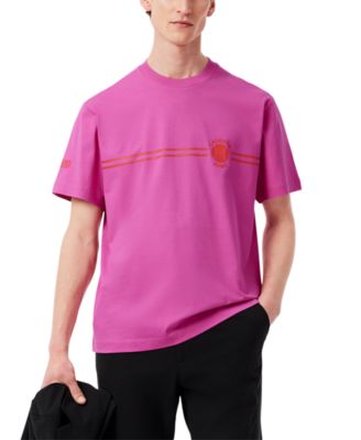 Lacoste - Men's Heritage Short Sleeve Graphic Tennis T-Shirt