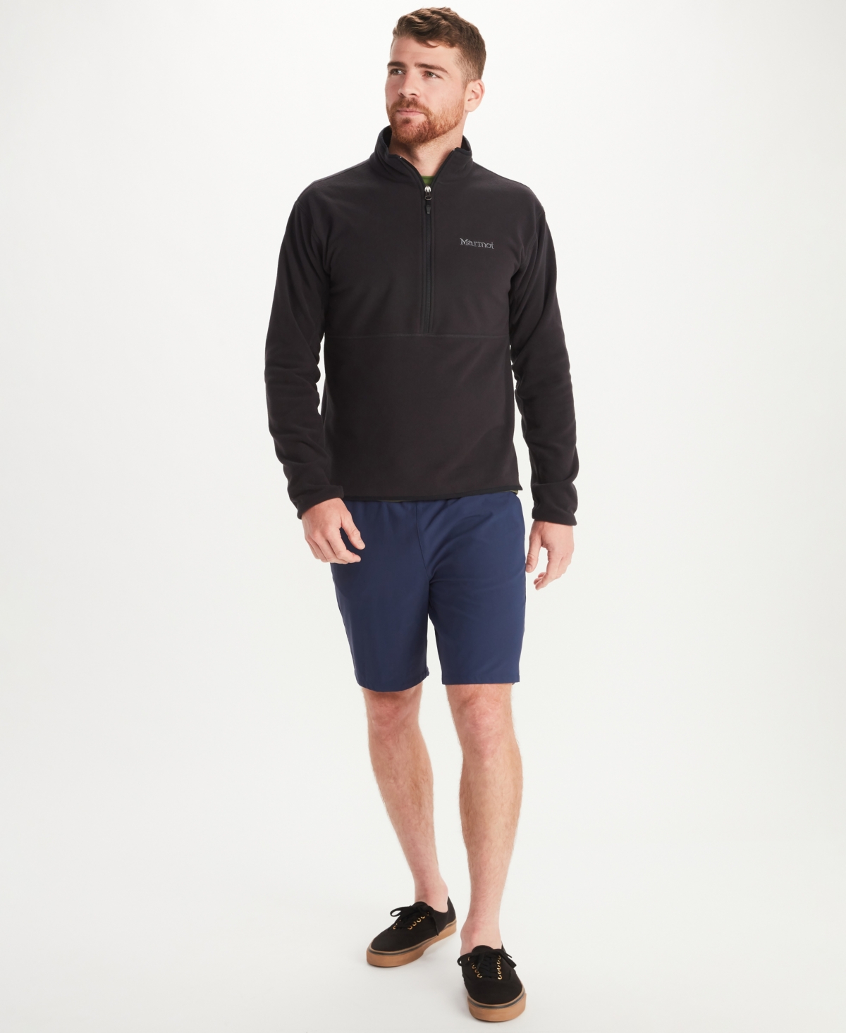 Marmot Men's Rockin Colorblocked 1/2 Zip Sweatshirt In Blue