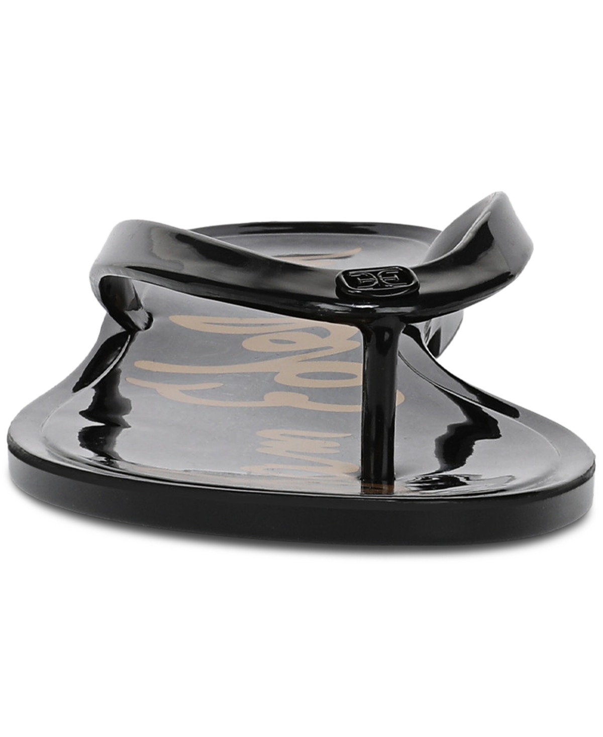 Sam Edelman Dean Jelly Flip Flop Black Jelly In Black Jelly
