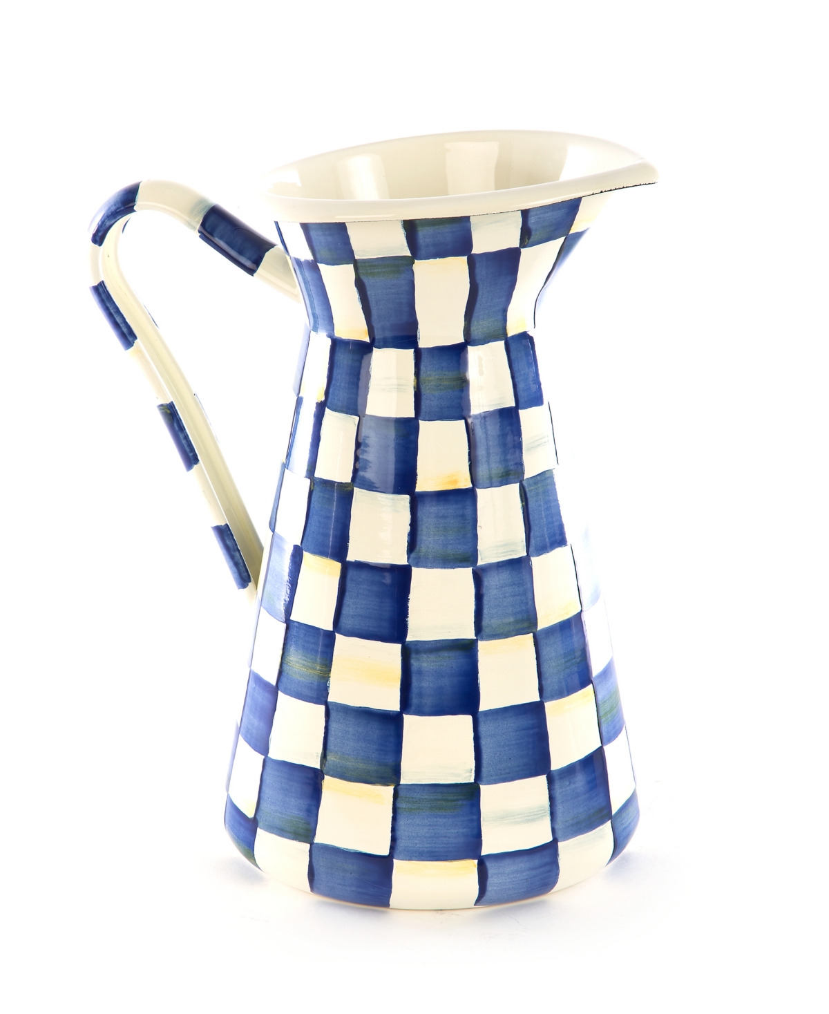 Mackenzie-childs Royal Check Large Practical Pitcher
