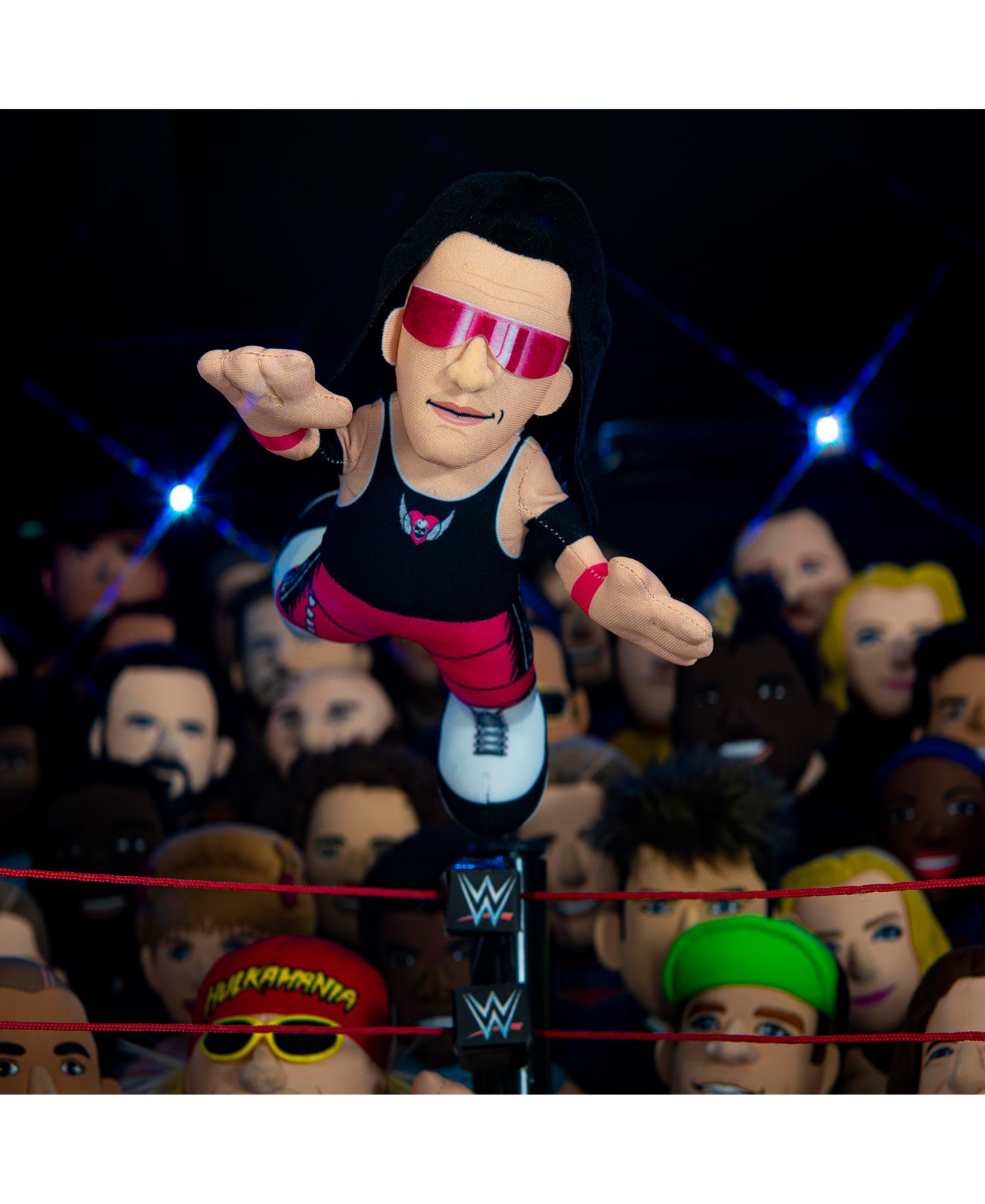 Детская мягкая игрушка Bleacher Creatures Brett "The Hit Man" Hart 10" Plush Figure — фото 3