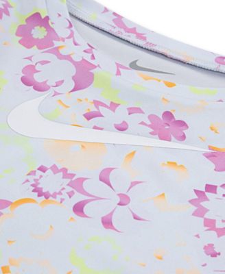 Baby Girls Dri-FIT T-Shirt & Colorblocked Tempo Shorts, 2 Piece Set  