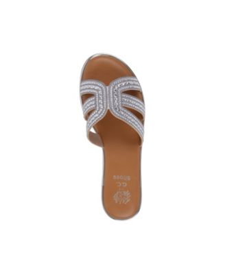 Women's Clara Embellished Flat Sandals