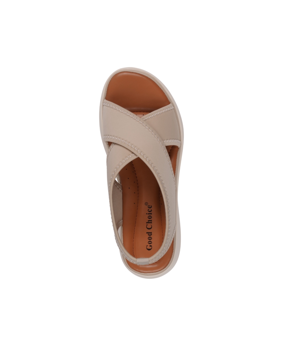 Gc Shoes Nixie Stretch Sandal In Nude