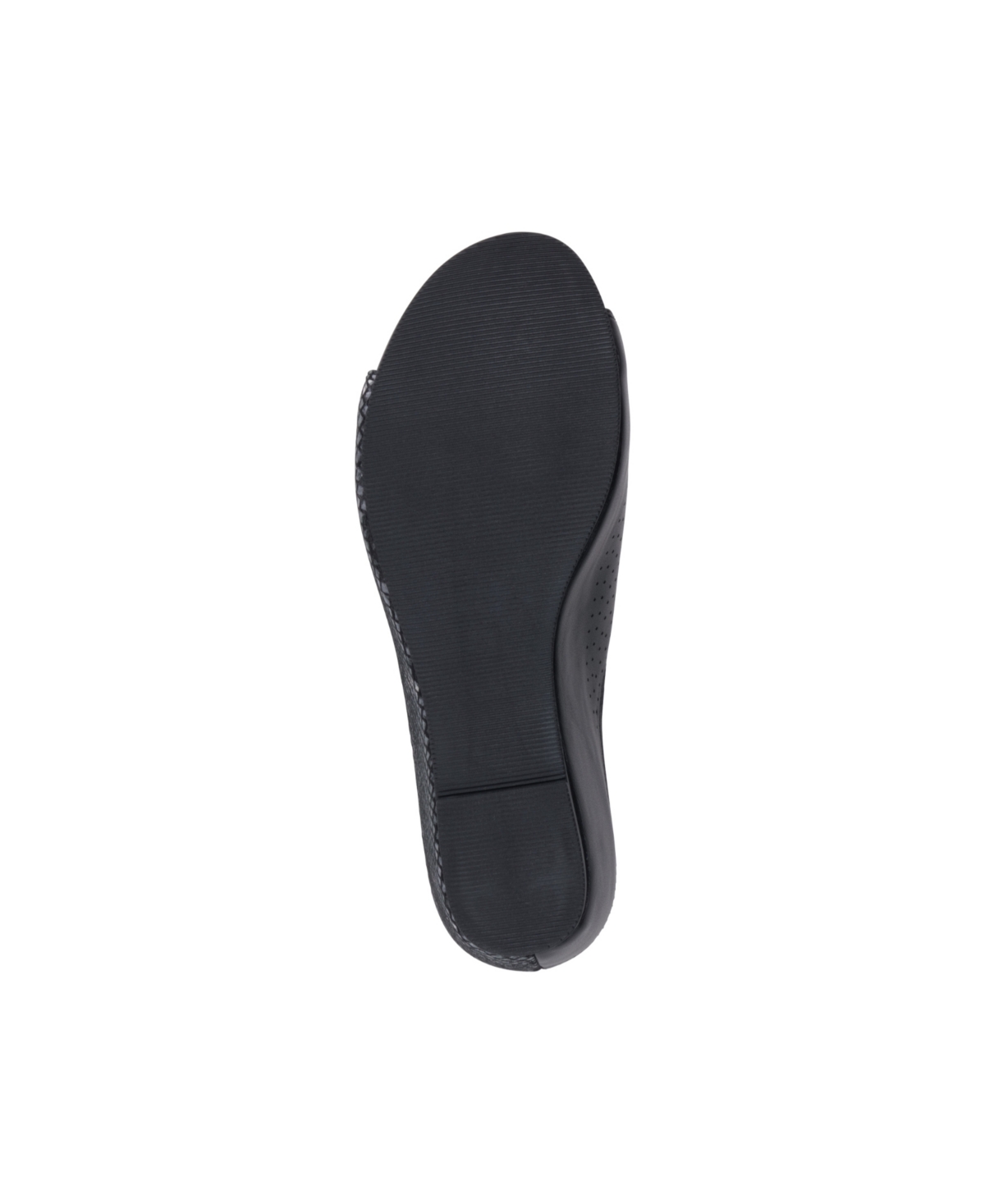 Gc Shoes Dacia Wedge Slide Sandal In Black