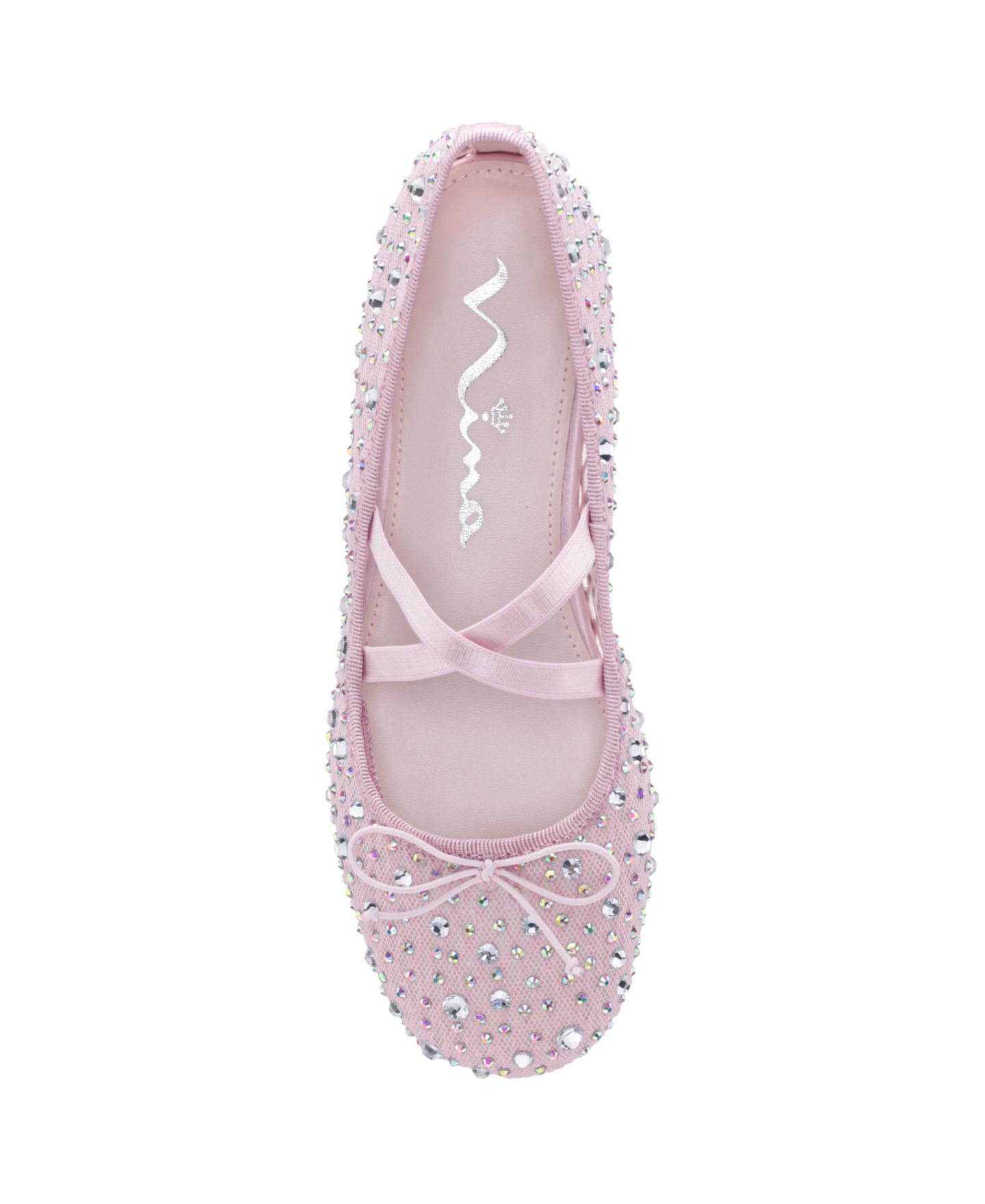 Балетки Nina Hadley Ballet Flats для девочек, цвет: Пудровый — фото 6