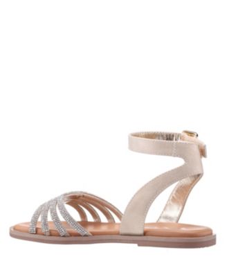 Little Girls Lois Shimmer Flat Sandals