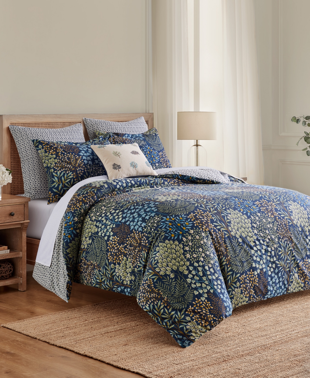 Levtex English Forest Reversible 3-pc. Comforter Set, Full/queen In Navy