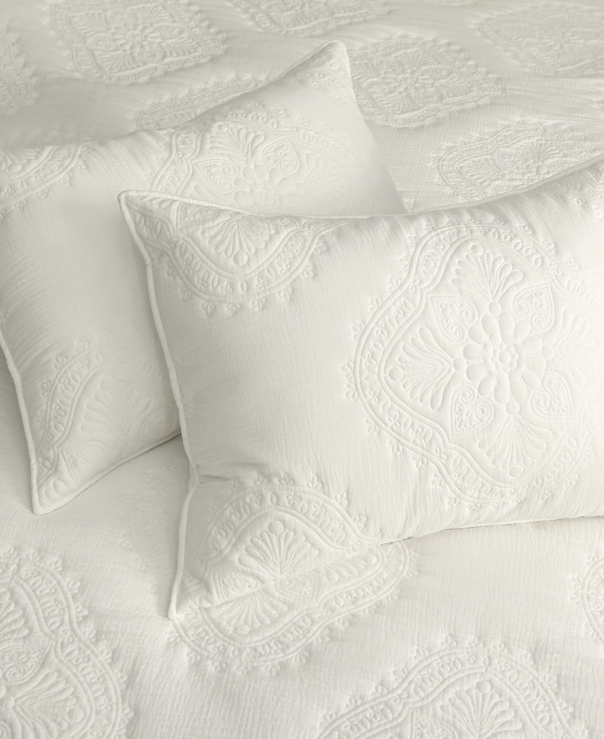 Levtex Muslin Stitch Stitching 2-pc. Quilt Set, Twin/twin Xl In Cream