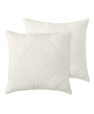 Home Muslin Stitch 2-Pc. Sham Set, European