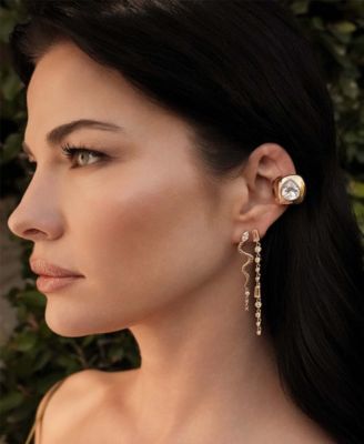 Bold Crystal Ear Cuff Earrings