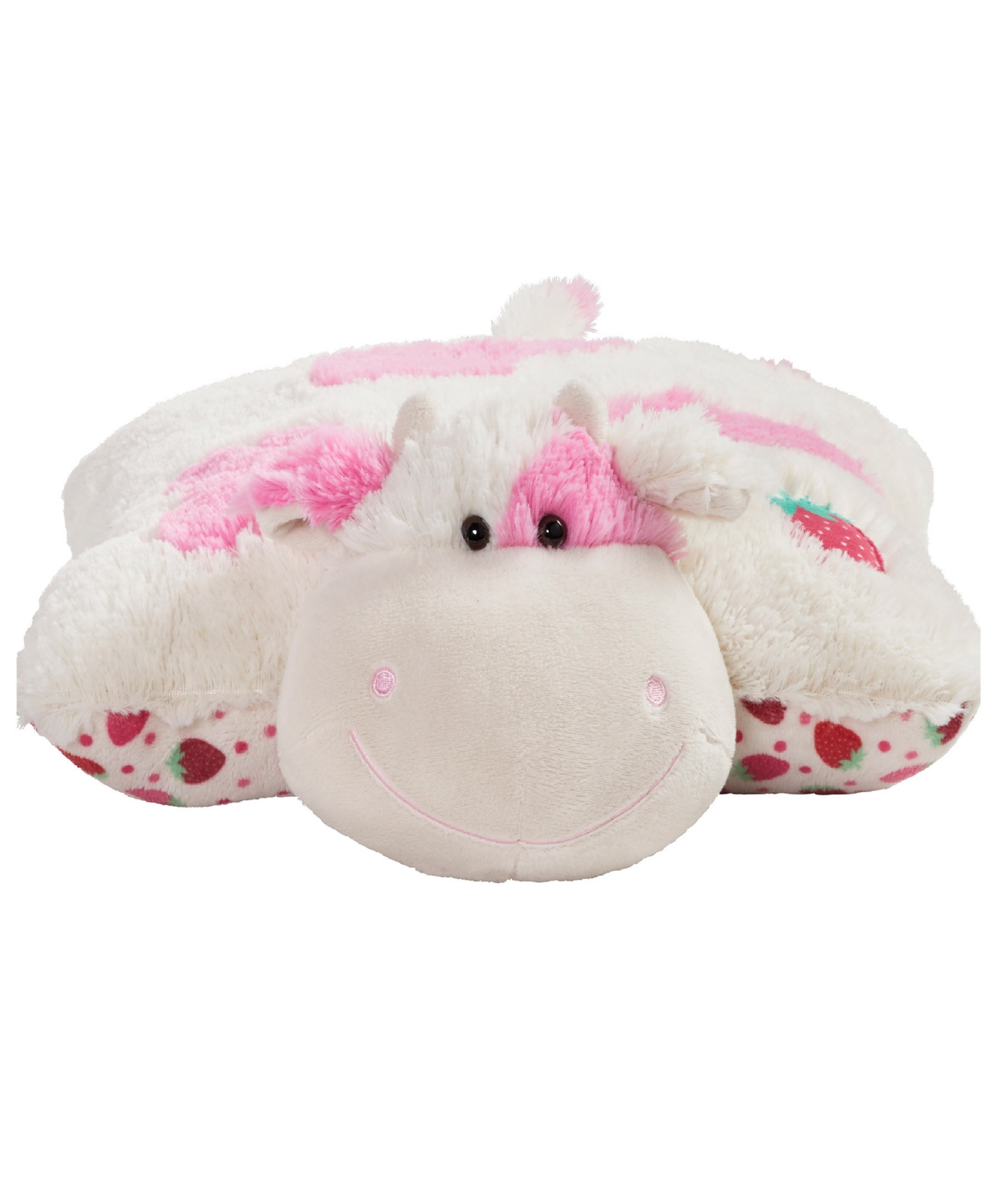 Pillow Pets Sweet Scented Jumbo Cow Plush Pillow Pet In Pink
