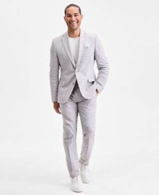 Men's Slim-Fit Seasonal Linen Suit Separates