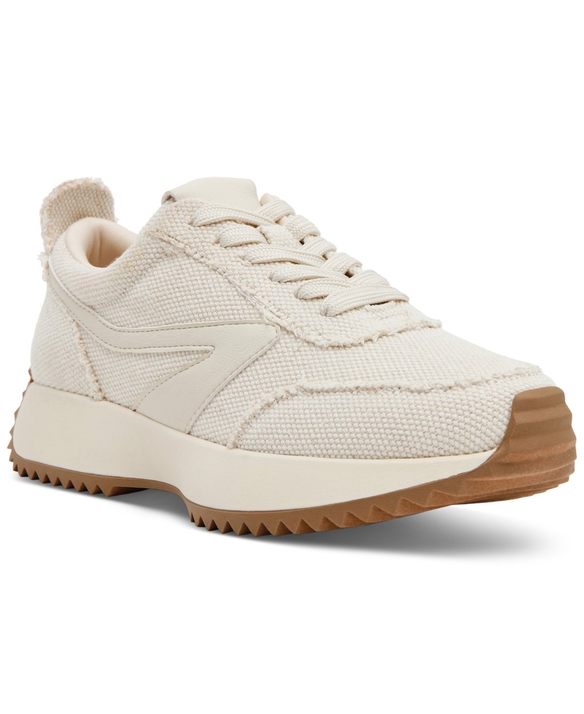 Dv Dolce Vita Women's Bynx Lace-up Jogger Sneakers In Cream