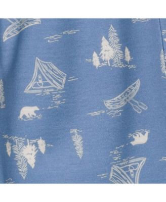 Toddler Boys 2-Piece Button Up Pajama Set