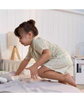 Toddler Girls 2-Piece Button Up Pajama Shorts Set