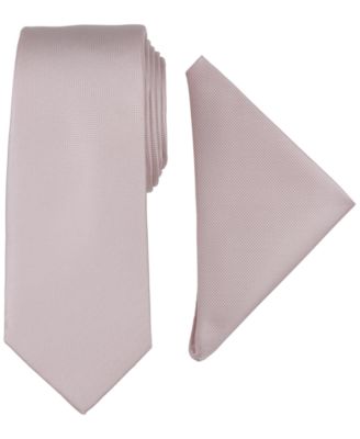 Men's Modern Textured Tie & Pocket Square Set