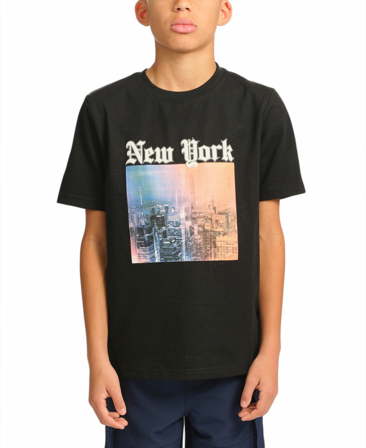 Shop Sovereign Code Little And Big Boys Short Sleeve T-shirt In Black