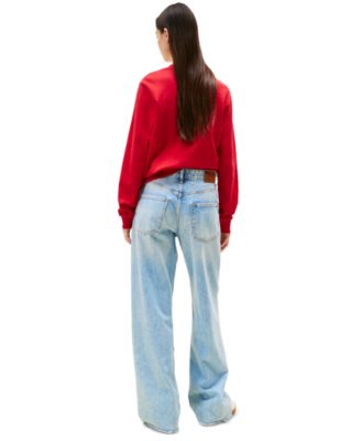 Women's Mia Mid Rise Relaxed Straight Jeans