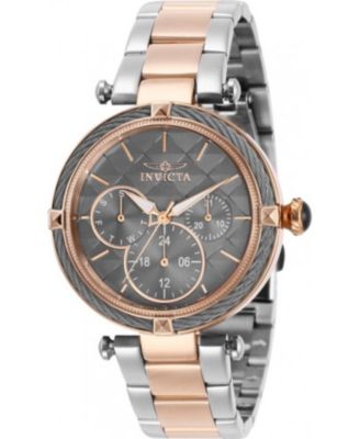 Women's 28963 Bolt  Quartz 3 Hand Gunmetal Dial Watch