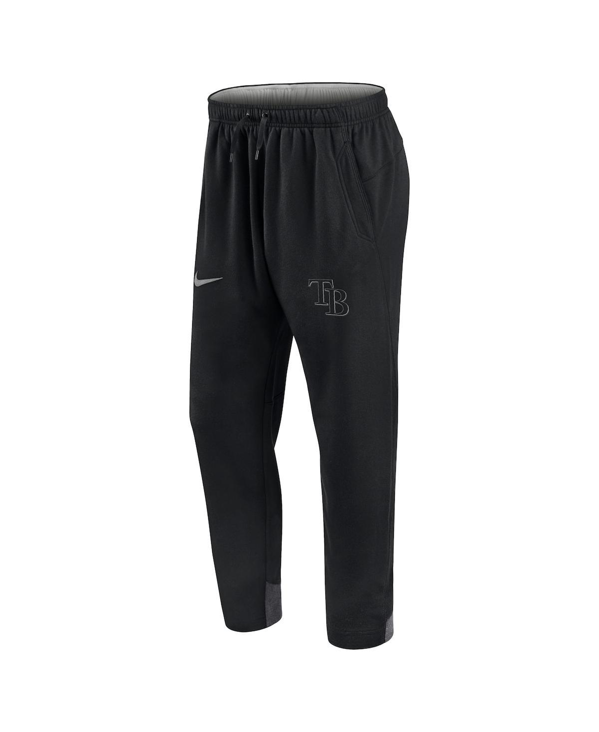 Nike Men's Black Tampa Bay Rays Authentic Collection Dry Flux Jogger Pants In Black
