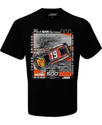 Men's Black Chase Briscoe 2025 Daytona 500 Pole Winner T-Shirt