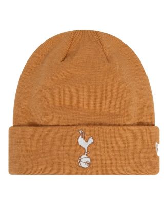 New Era - Men's Tan Tottenham Hotspur Seasonal Cuffed Knit Hat