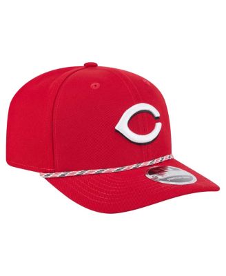 Men's Red Cincinnati Reds Multi-Rope 9Seventy Stretch-Snap Hat
