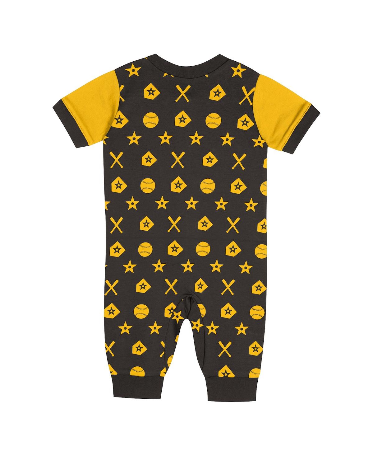Outerstuff Newborn Brown San Diego Padres Hard 90 Coveralls In Brown