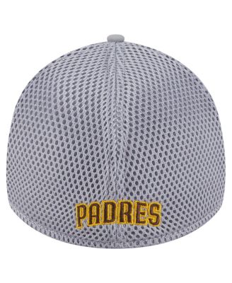 Men's Gray San Diego Padres Linear 39Thirty Flex-Fit Hat