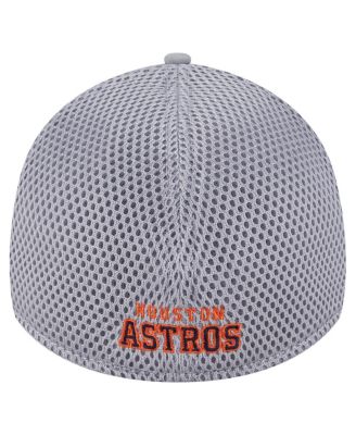 Men's Gray Houston Astros Linear 39Thirty Flex-Fit Hat
