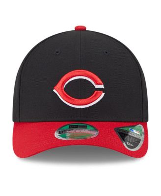 Men's Black/Red Cincinnati Reds Player Replica 9Forty Adjustable Hat