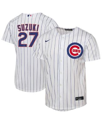 Nike - Big Boys and Girls Seiya Suzuki White Chicago Cubs Home Replica Player Jersey