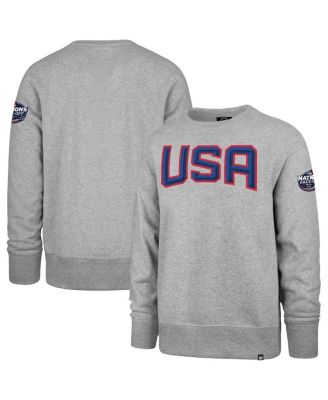 '47 Brand - Men's Heather Gray USA 2025 4 Nations Face-Off Headline Sweatshirt