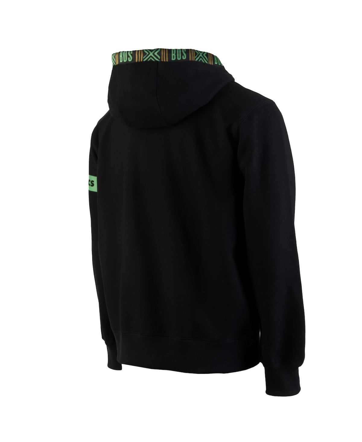X Nba Men's Black Boston Celtics Culture Hoops Collection Premium Pullover Hoodie - Black
