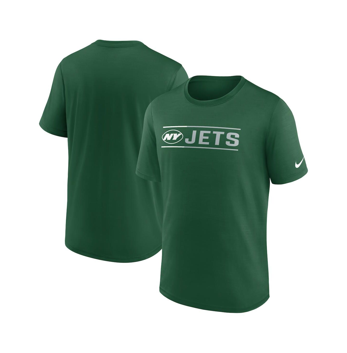 Мужская футболка Nike Green New York Jets Exceed Performance — фото 1