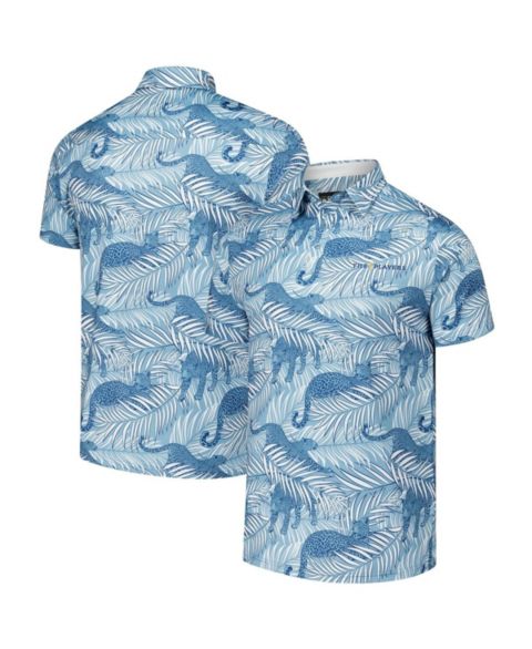 Мужское поло Flomotion Blue The Players Party Animal Polo Shirt