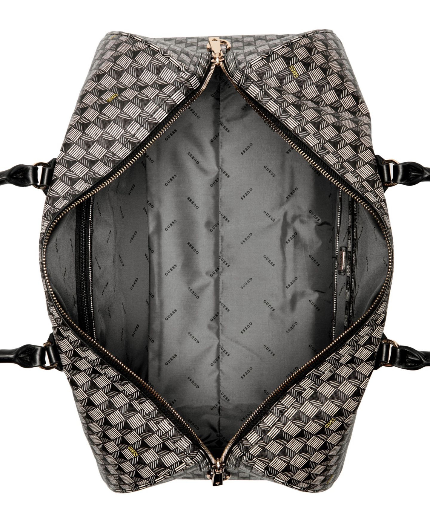 Женская сумка GUESS G Wave Weekender Large Duffel, цвет: Чёрный — фото 4