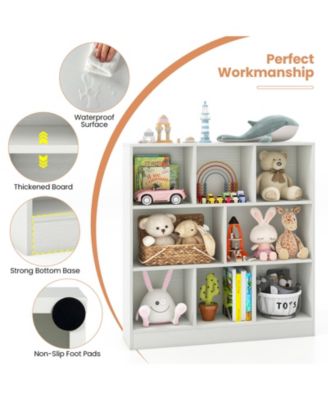 41 Inches 8-Cube Freestanding Bookcase for Kids